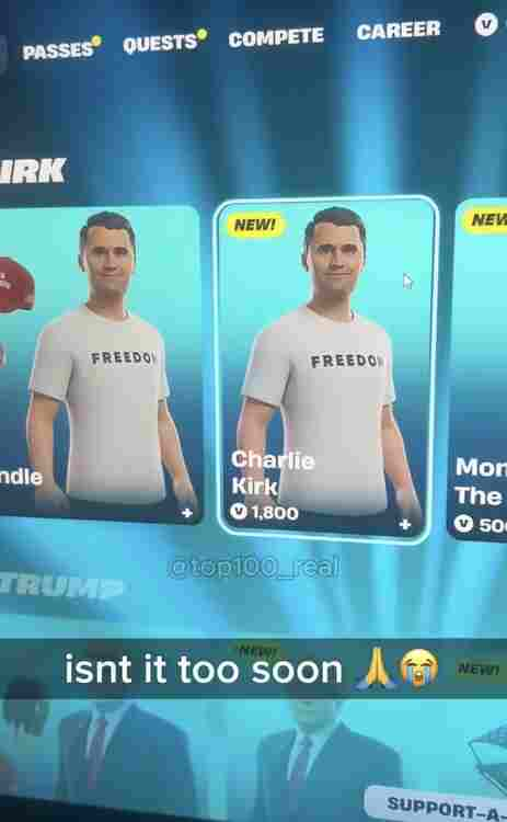 Fact Check Fortnite Did NOT Collaborate On A Charlie Kirk Bundle To fact-check-fortnite-did-not-collaborate-on-a-charlie-kirk-bundle-to
